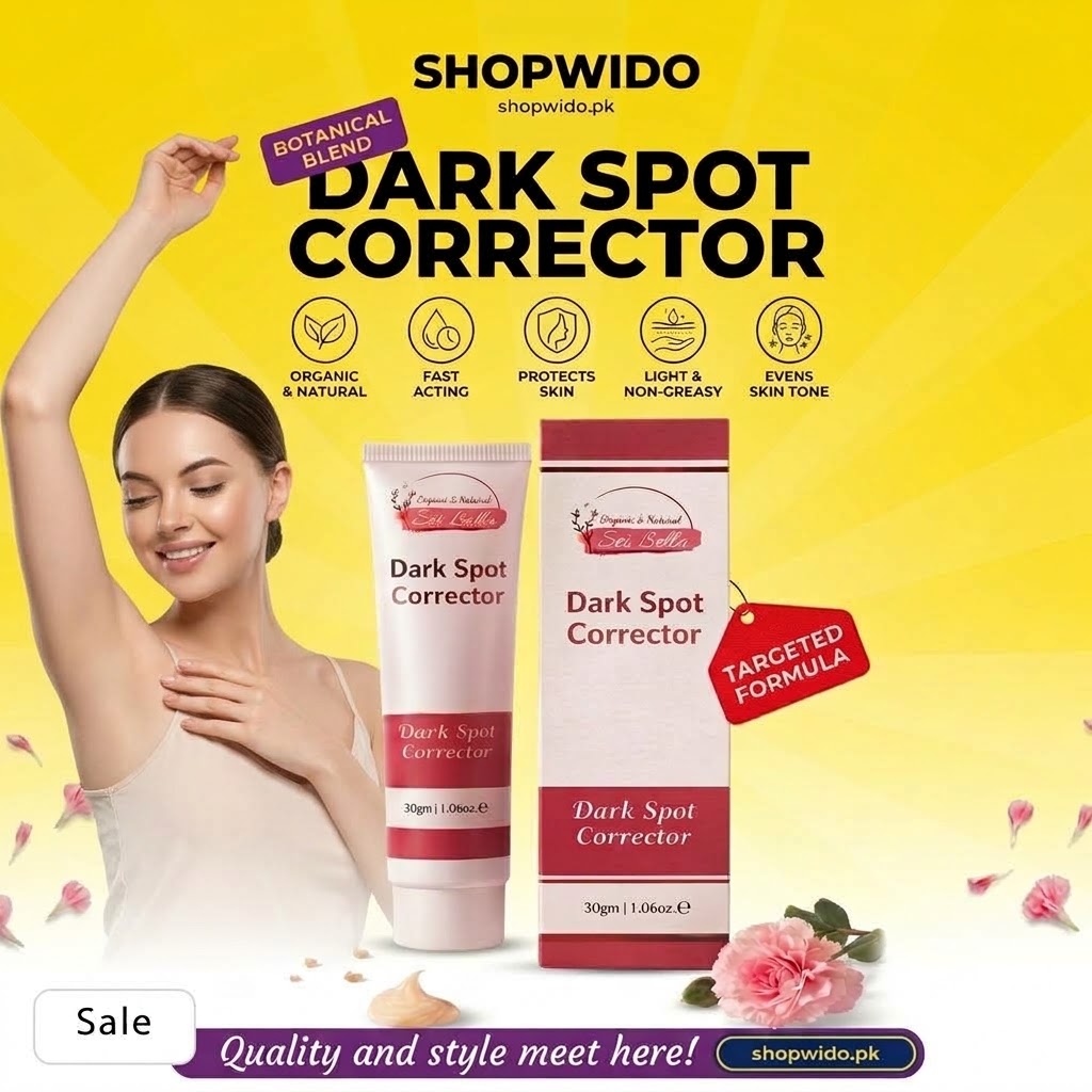 Sei Bella Intimate & Underarms Dark Spot Corrector Cream – Organic & Natural Skin Lightening Cream for All Skin Types – 30g