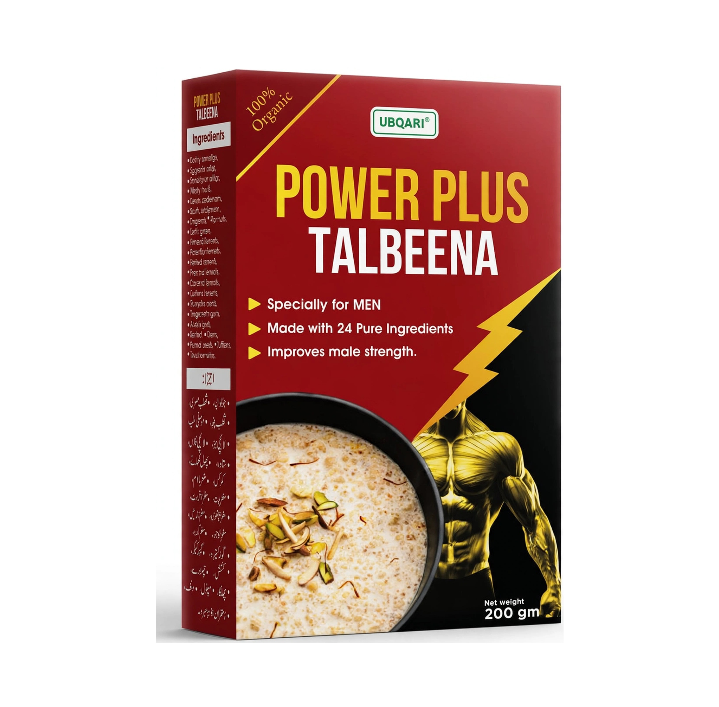 Ubqari Power Plus Talbeena for Men (200g) – 100% Organic Energy & Strength Booster