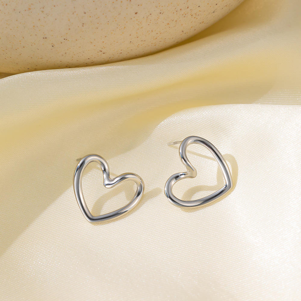 Hollow Heart Earrings